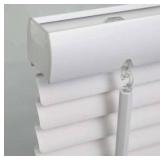 31x64 inch Cordless White Vinyl Mini Blinds