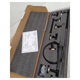 Black and Gold Bathroom Hardware Set