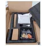 COBBE Modern Matte Black Square Rainfall Shower Head Set- Retail: $223