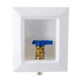 Apollo 4932471 0.5 in. Dia. PEX Barb Brass Ice Maker Outlet Box