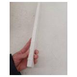 18x2 in. With Cultured Marble Vanity Sidesplash in White