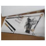 Camden Wells Rex Floor Lamp, Black/Brass