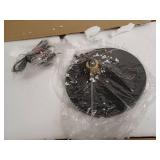 Camden Wells Rex Floor Lamp, Black/Brass