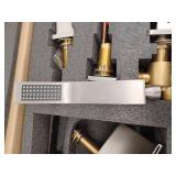 FLG 3-Handle Deck Mount Roman Tub Faucet with Hand Shower 5 Holes Brass Waterfall Tub Filler with Sprayer in Brushed Nickel