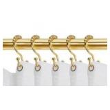 Utopia Alley Double Roller Shower Hook in Gold