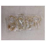 Utopia Alley Double Roller Shower Hook in Gold