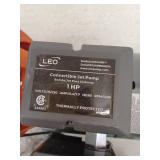 LEO 1 HP Dual Voltage Cast Iron Convertible Jet Pump, Model: UDPm100-1