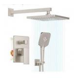 Luxery Shower System, Brushed Nickel