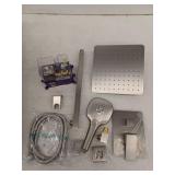 Luxery Shower System, Brushed Nickel