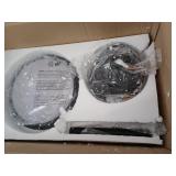 BICIK 52 in. Indoor/Outdoor Black Smart Wi-Fi Ceiling Fan w/Color Changing Integrated LED and Remote, Works w/Alexa/Google Home