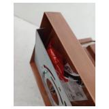 Bailey Park 14.25 in. Copper Outdoor Barn Wall Light with Clear Glass Shade