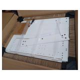 Reflexon 32x24 inch LED Lighted Medicine Cabinet with Mirror, White