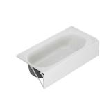 Princeton PRO 60 in. x 30 in. Soaking Bathtub with Left Drain in White