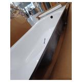 Princeton PRO 60 in. x 30 in. Soaking Bathtub with Left Drain in White