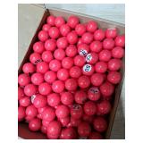 Liliful 200-Piece Raffle Bingo Ball Set - Numbered 1-200 with Easy Read Window, Mini Plastic Balls for Game Night, and Large Group Activities, Red