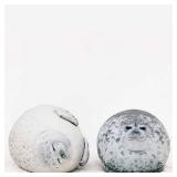 MerryXD Chubby Blob Seal Pillow,Stuffed Cotton Plush Animal Toy Cute Ocean Medium(17.6 in)