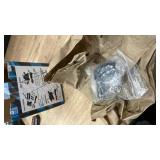 Podavelle 10AN Female to 58 Barb 90 Degree Hose Fitting Adapter Swivel Aluminum Black