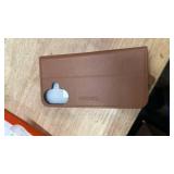 SHIELDON Wallet Case for iPhone 16 6.1\ 2024, Genuine Leather Folio Magnetic Closure Kickstand RFID Blocking Card Slots Full Protection Cover Compatible with iPhone 16 5G - Saddle Brownin