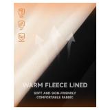 Aikuco Girls Fleece Lined Leggings Kids and Toddlers | Warm Thermal Winter Pants for Girls | 2-16 Years Black, Black, Black