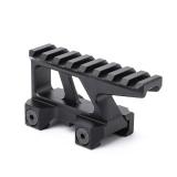 QIRUIMY 8 Slots Picatinny Riser Mount,1.76\ High?PicatinnyWalker Rail Riser with a Height Increase of 1.5 Inches for Red Dots, Scopes, Optics, Flashlightin