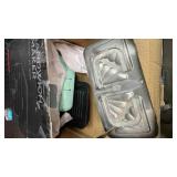 FOHERE Waffle Maker 3 in 1 Sandwich Maker 1200W Panini Press With Removable Plates and 5-gear Temperature Control, Non-stick Coating Easy to Clean,Indicator Lights, Blue