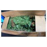 AMERZEST 9 FT Christmas Garland Pre-lit 70 LED Lights Holiday Artificial Decor for Stairs Mantle Door Indoor Outdoor Garland with Battery Operated Timer