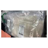 NICETOWN Natural Linen French Door Curtain No Drill Roman Shades for Windows, Solid Cordless Blinds for Farmhouse Door Window Covering with Light Filgtering, W26 x L72, 1Pc