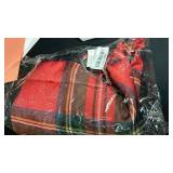 Checkered Christmas Tablecloth Round 60 Inch,Red Green Retro Plaid Table Cloth,Stain Resistance Polyester Winter Xmas Holiday Table Covers for Kitchen Dining,Small Tablecloth for Parties Picnic