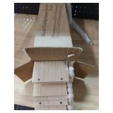 birola Nursery Book Shelves for Kids Rooms - 32 Inches Floating Wall Bookshelves Set of 3, Space-Saving Nursery Shelves with Beads Design for Kids Room, Bedroom and Study Room(Natural)