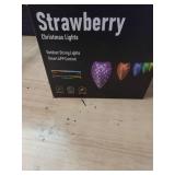 Strawberry Christmas lights