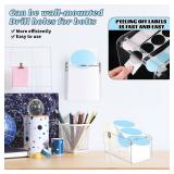 Saypacck Manual Label Dispenser Acrylic Adjustable Clear Label Holder Sticker Dispenser for Office Home Business Tabletop(10 x 6 x 6 Inch)