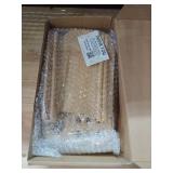 Yarn Holder for Crochet Accessories  Durable Bamboo Wood Knitting Accessories Yarn Storage Organizer with Built-in Phone Stand  Tangle-Free Dual Rods and Tool Holder  Works with Skein, Cake, Bal