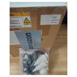 Cindeer 26 Pcs Ceramic Christmas Village Set 8 LED Christmas Village Houses 16 Xmas Trees Farmhouse 2 Lamp Post Scenes Decor White Tabletop Decoration(Classic)