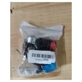 Hestya 4 Pieces Bike Bells, Bicycle Bells for Mountain Bicycle Handlebars Loud Crisp Clear Aluminum Road Bike Ring Bell with Screwdriver for Adults