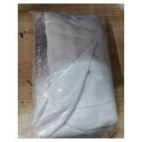 Naturoom Natural Linen Shower Curtain, Country Boho Farmhouse Bath Decor Beige Shower Curtains for Bathroom Neutral Cloth Weighted Textured Fabric Bath Curtain Liner with Hooks, Cream, 72 Inch