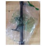 12-20 inch Short Adjustable Matte Black Curtain Rods,1 inch Diameter Heavy Duty Side Curtain Rod Set with Aluminum Finals for Windows, Door, Drapery