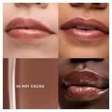 Estée Lauder Glossy Pout Lip Oil | Plumping and Moisturizing with a Sheer Tint | Includes Hyaluronic Acid + Vitamin E, 05 Hot Cocoa