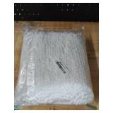 Smiry Luxury Chenille Bathroom Rugs 30x20, Extra Soft and Absorbent Shaggy Bath Mat, Machine Washable, Non-Slip Plush Carpet Runner for Tub, Shower, and Floor, Home Decor Accessories, White