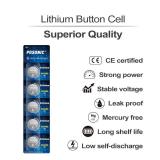 PGSONIC CR2450 Batteries, 3 Volt Lithium Coin Battery 10 Count, High Capacity and Leak-Free Performance (only 5 in box)