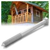 Otoolling 1 Pc Treehouse Lag Bolt Hot Dip Galvanized Hex Head Lag Screws for Treehouse Brackets Hardware Deck Construction Wood Framing Heavy Duty (1.25 x 15 Inch)
