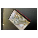 GPXGPX Womenfts Rhinestone Silver High Heel Sandals Sparkly Stilettos Heeled Ankle Strap Stilettos Round Open Toe Dressy Weddings Sexy Sandals Shoes 7.5