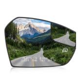 Right Passenger Side Mirror Glass Replacement Compatible with 2017 2018 Ford Escape Rear View Side Heated Mirror Replace GJ5Z17K707B