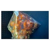 Christmas Ball Ornaments Copper Orange Christmas Tree Decorations with Hang Rope-36pcs Shatterproof Christmas Ornaments Set with 6 Styles in 3 Sizes(Small Medium Large)