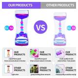 ZHBWOW-10 Pack Liquid Motion Bubblers for Sensory Play, Fidget Toys for Kids and Adults, Easter Basket Fillers, Desk Decor, Cool Stocking Stuffers