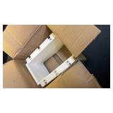 yeesport 3 Pcs Electrical Box Extenders, BE3-3 Electrical Outlet Box Extenders with 18 Screws, 3-Gang Electrical Power Box Extensions, Power Switch Receptacles Accessories, White