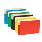 Blue Summit Expandable Legal File Folders for Bulky Documents, Legal Size, 5\ Expansion, Assorted Colors, 10 File Pocketsin