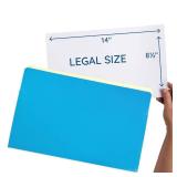 Blue Summit Expandable Legal File Folders for Bulky Documents, Legal Size, 5\ Expansion, Assorted Colors, 10 File Pocketsin