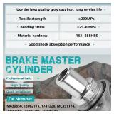 M630650 Brake Master Cylinder Compatible with Chevrolet Impala 2009-2013, Impala Limited 2014-2016, Replace OE 13062173, 1741228, MC391174, 20885005, 22796285, 25908489