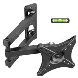 IWORKBOARD Full Motion TV Monitor Wall Mount Bracket for Most 13-32 Inch LED LCD Flat Curved Screen, 360° Rotation Swivel Tilt Extension?Adjustable Articulating Arms, Max VESA 100x100mm up to 33lbs
