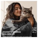 Waterproof Pet Blanket, Liquid Pee Proof Dog Blanket for Sofa Bed Couch, Reversible Sherpa Fleece Furniture Protector Cover for Small Medium Large Dogs Cats, Black Medium?57\ x 40\in?in